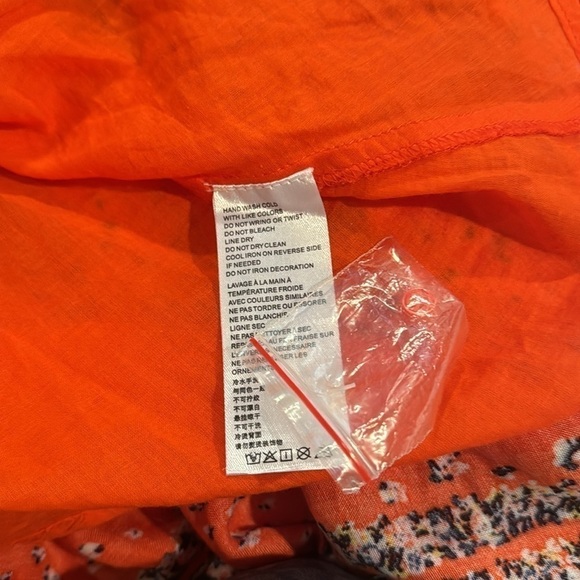 Free People NWOT orange dress - Picture 8 of 10